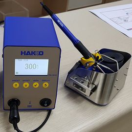 HAKKO IoL Capable Soldering Station, Temperature Controlled Soldering Machine FN1010-09, Drop Safety Design, IoL Technology, Human Error Free Temperature Control